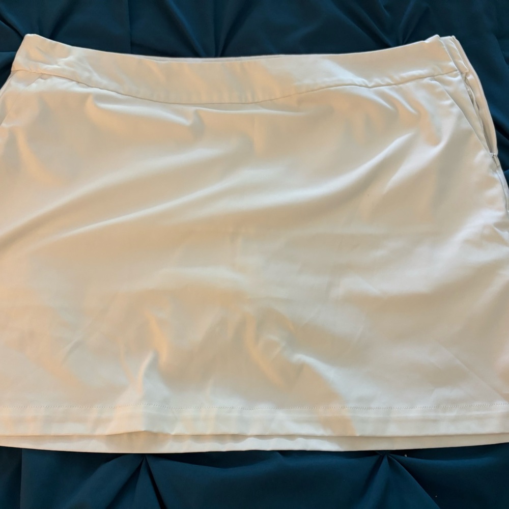 White Nike Golf Skort